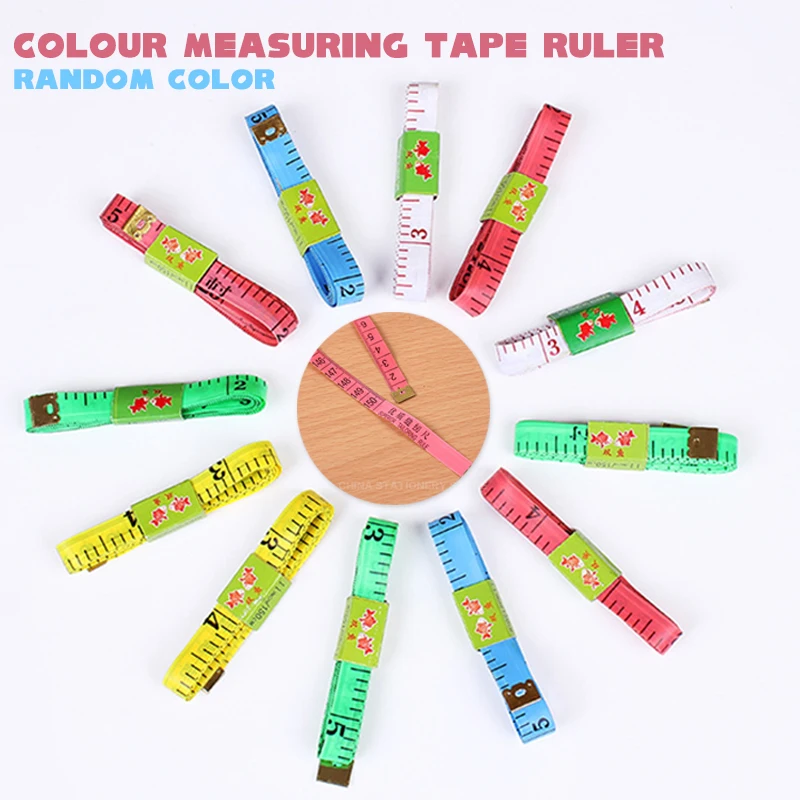 

Colour Measuring Tape Ruler for Measuring Bust and Waistline Three Circumference Ruler for Measuring Clothes Cortex Non- C5133