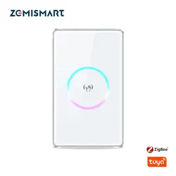 Zemismart Zigbee Smart Wave Switch Tuya Hub Required US Wall Light Interruptor Support Alexa Google Home Voice Control