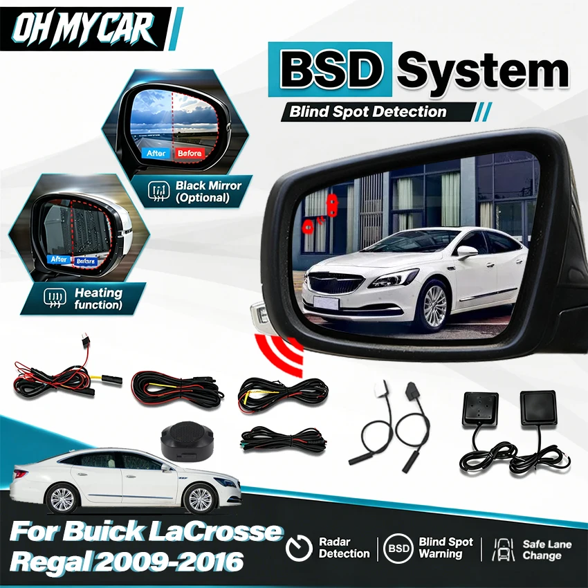 For Buick Encore Enclave 2009-2016 BSD BSA BSM 24GHZ Blind Spot Detection Radar Sensor Driving Warning System