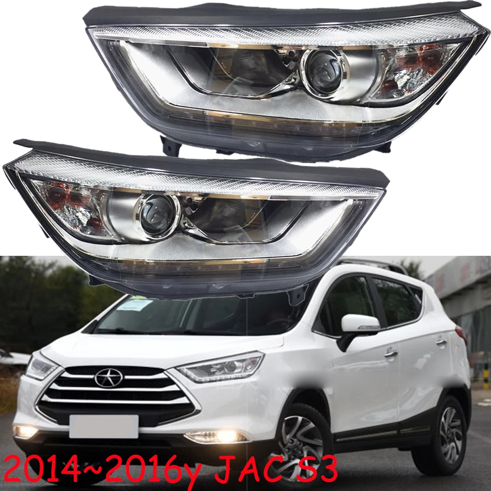 

1pcs car bumper headlamp for JAC Refine S3 headlight 2014~2017y head lamp JAC Refine S3 fog lamp