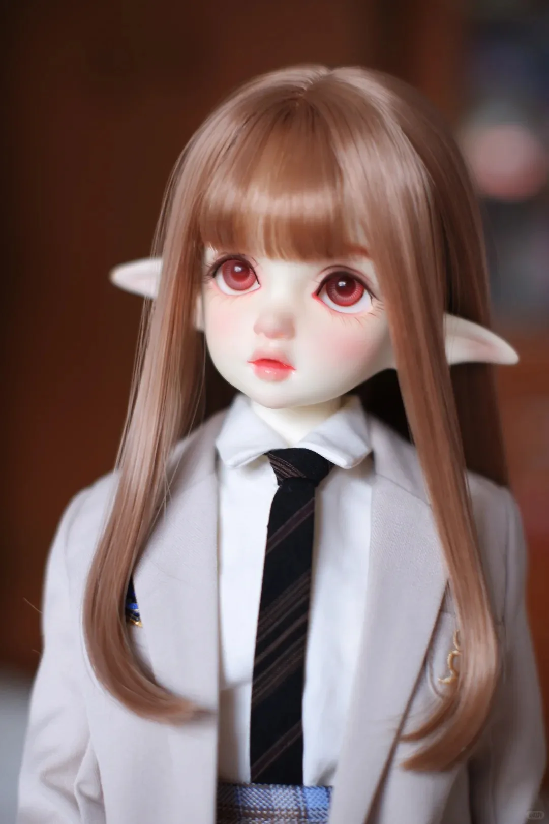 sd BJD doll 1/4 CONG F mei cute boy delicate make-up high quality movable joint doll Free shipping