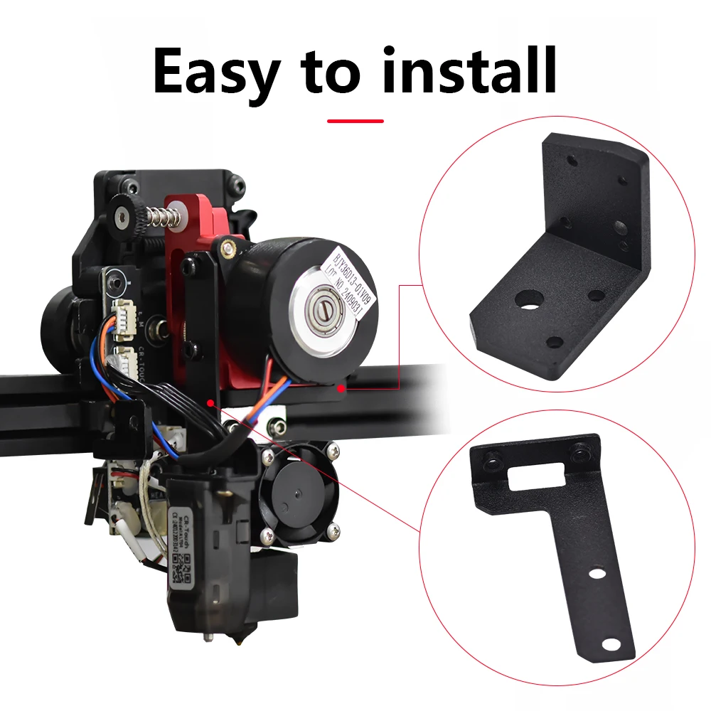 Ender 3 V3 SE Upgrade Extrusion Dual Gear Extruder Not Motor Munual Feed Consumables Filament Gear Fit ender3 v3 se DIY Upgrade