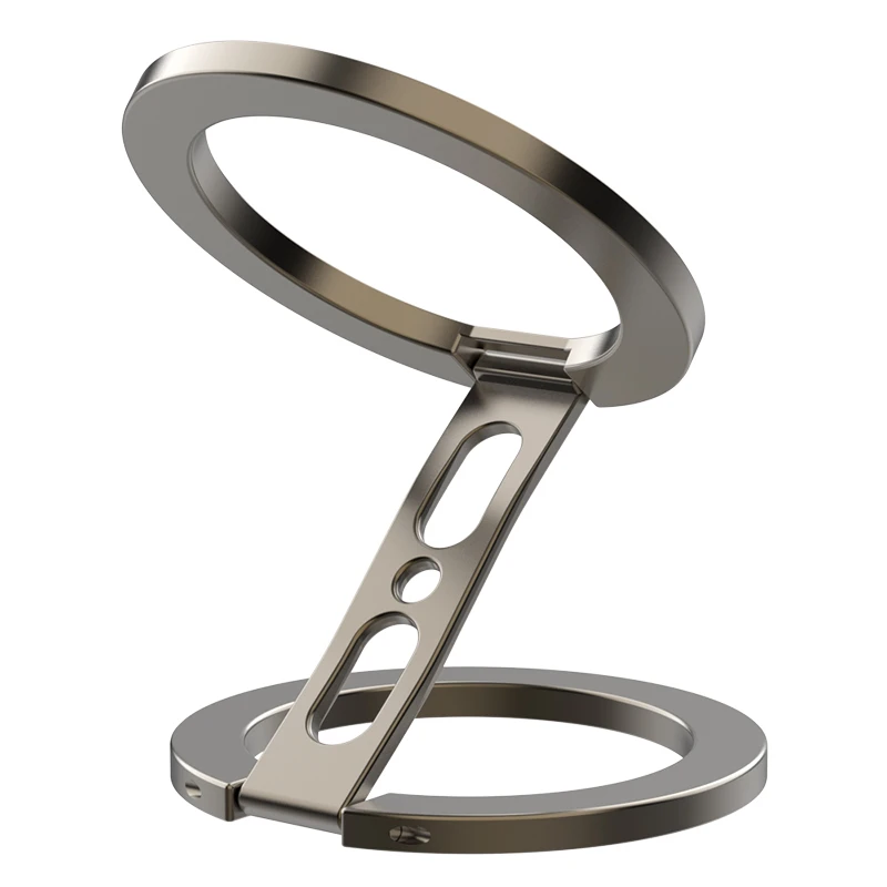 Double Sided Magnetic Phone Ring Holder Kickstand Magnet Grip for MagSafe For iPhone 16 15 14 Android Gym Car Holder Phone Stand