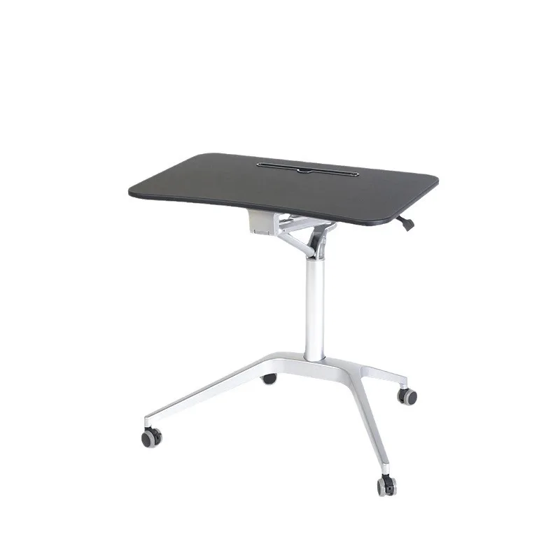 

Standing aluminum alloy air rod lift table computer table workbench bracket desk speech table study