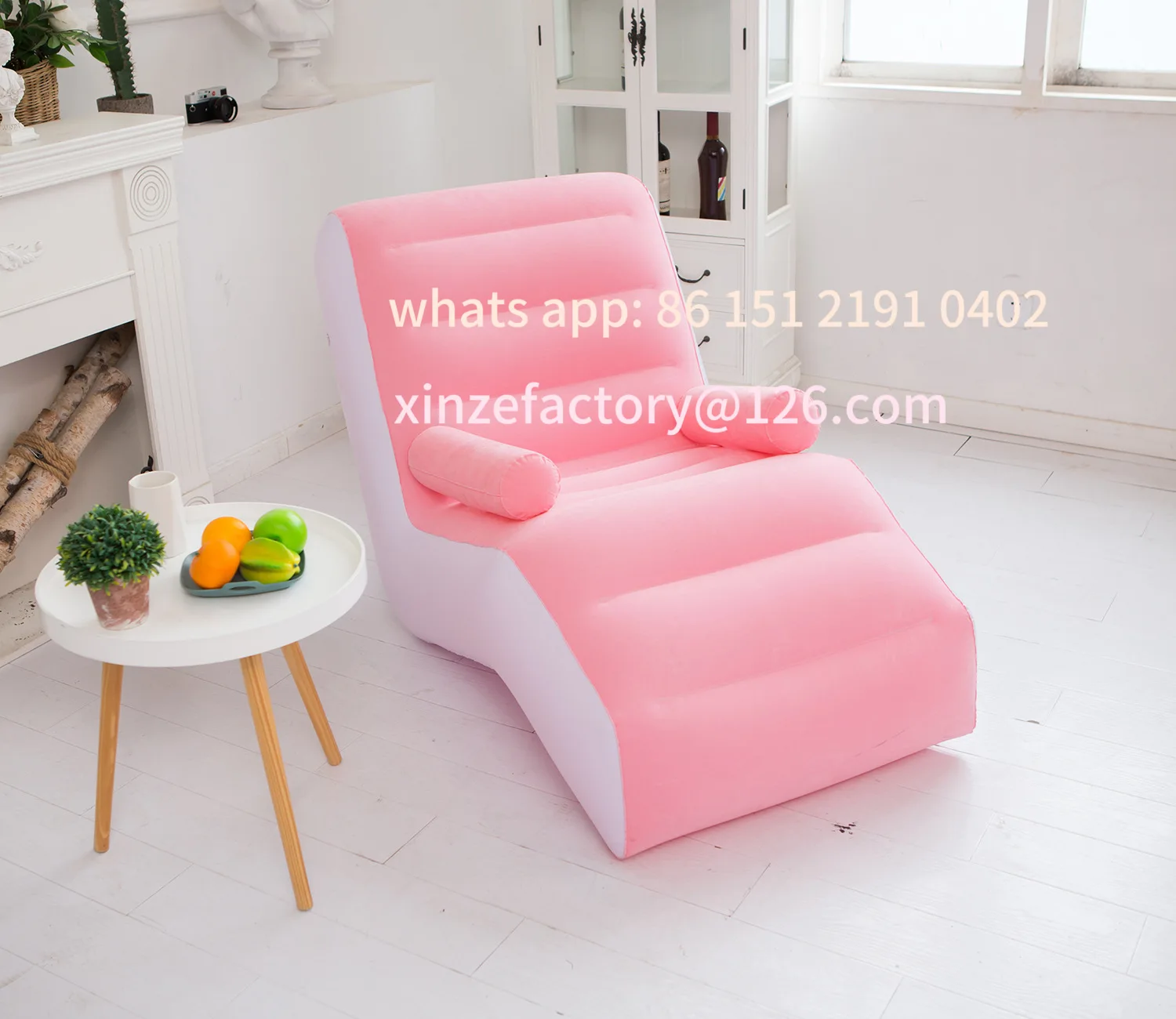 

Customizable Inflatable Recliner Sofa Creative New Outdoor Furniture Bedroom Park Lunch Break Lazy Flocking New In