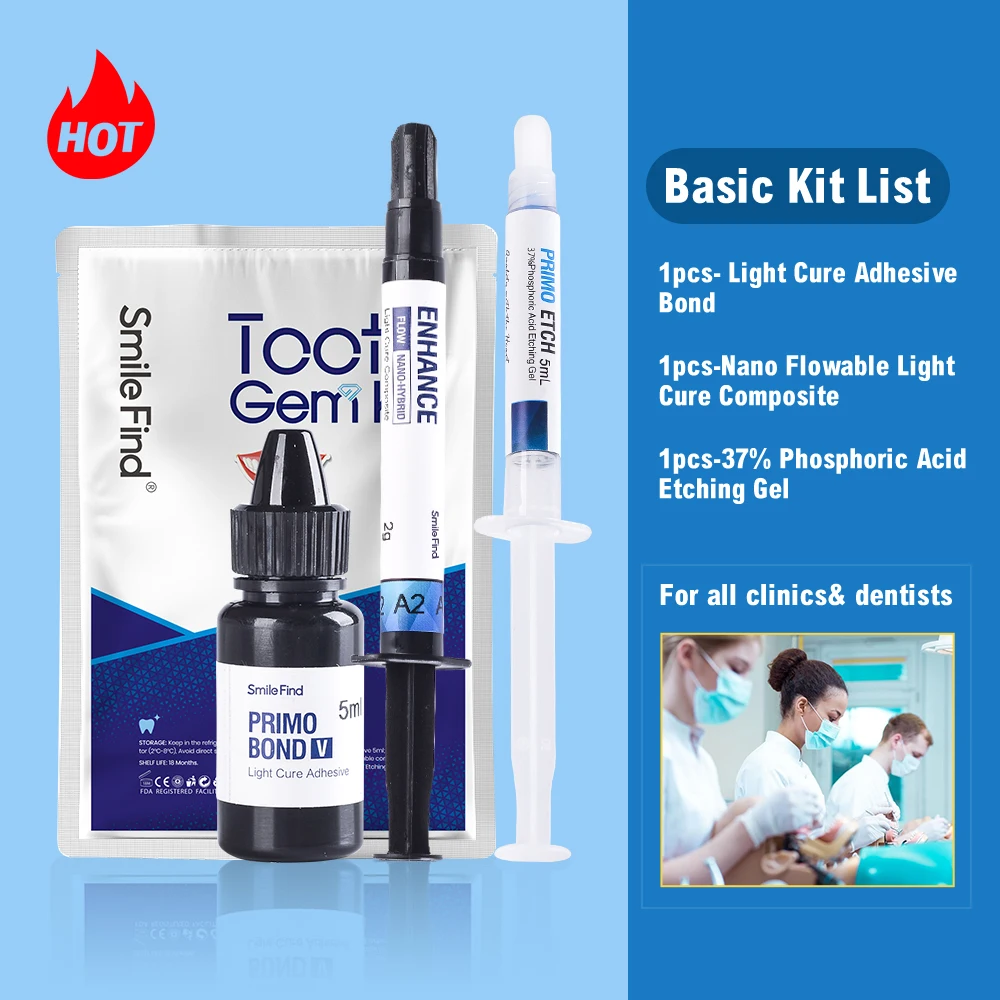 Diy Zahn Edelstein Kit mit aushärten Licht und Kleber Kristalle Zahnschmuck Starter Kit Tiktok Diamanten Edelsteine Kit Kieferorthopädie Produkt
