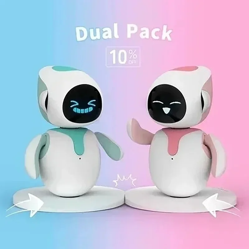 2026 New AI Smart Robot Emotional Companionship Voice Interaction AI Digital Life Desktop Virtual Pet Robot For Kids Gift