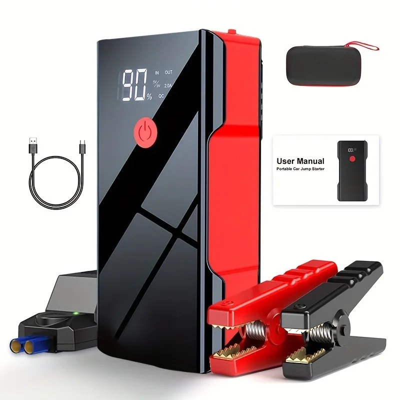 20000mAh Car Jump Starter Power Bank 2000A Car Battery Charger 12V Auto Emergency Booster Starting Device Jump Start