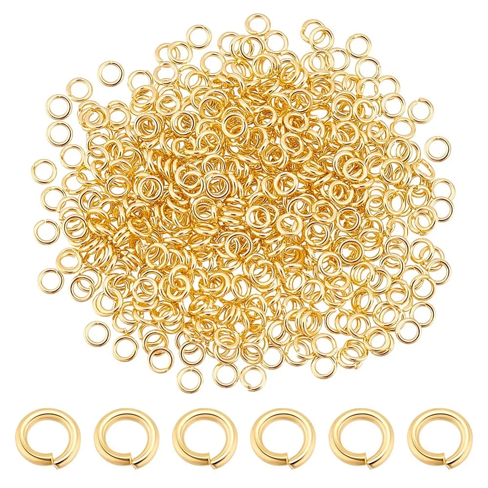 

1box 600pcs 304 Stainless Steel Open Jump Rings 20 Gauge 4x0.8mm Inner Diameter: 2.4mm