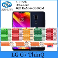 LG G7 ThinQ G710N US version LTE Original Unlocked Mobile phone Octa Core 16MP Camera 6.1\