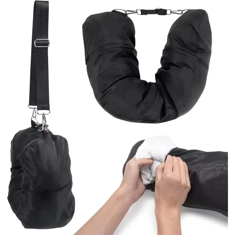 Travel Pillow Travel Neck  Pillow You Stuff with Clothes Transforms Into Extra Luggage Carryable Travel Bag Without Excess Fees