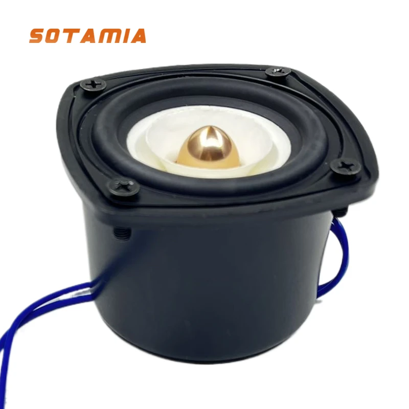 SOTAMIA 1Pcs 3 Inch Subwoofer Sound Cavity Speaker 4 Ohm 20W Bullet Diaphragm Radiation Large Dynamic Long Stroke HIFI Speaker