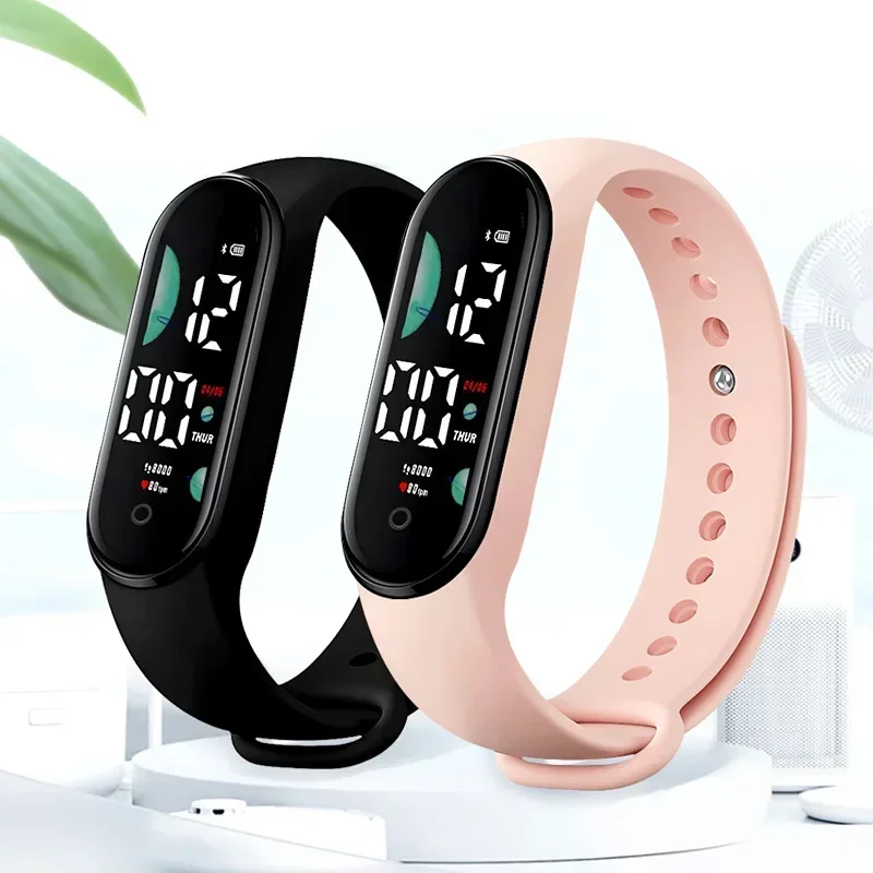 Reloj electrónico M9 con Control táctil LED, reloj de pulsera multifuncional resistente al agua para hombres y mujeres, pulsera deportiva Digital Unisex para niños