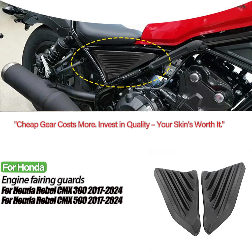 

CMX300 CMX500 Motorcycle Frame Side Cover Panel Engine Fairing Guard For Honda Rebel CMX 300 500 2017-2020 2021 2022 2023