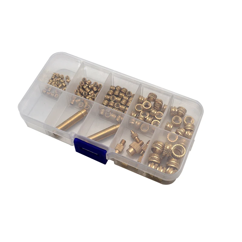 3D Printing Accessories Brass Hot Melt Insert Knurled Nuts Tips Thermal Conduction Implant Heat Insertion Tool M2 M3 M4 M5 M6 M8