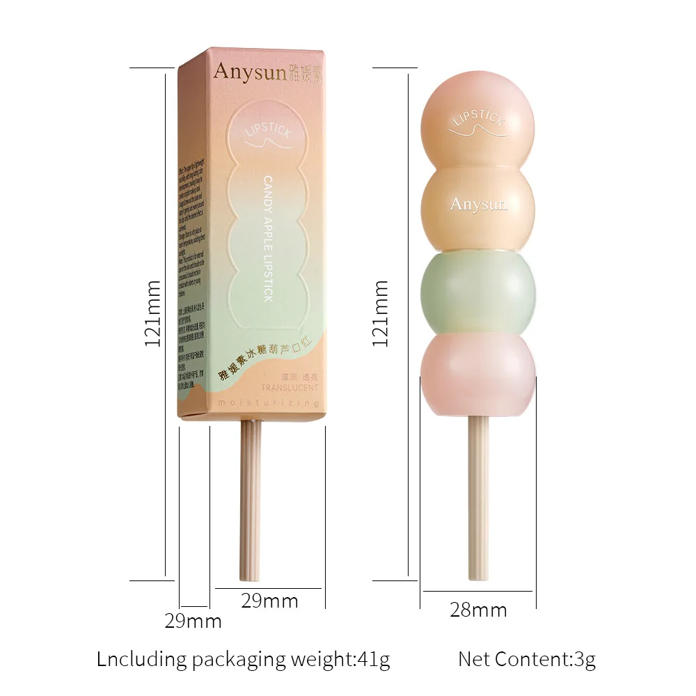 Gyoshucai Cute-shaped Lipstick, Moisturizing and Hydrating, Long-lasting and Luminous Lipstick