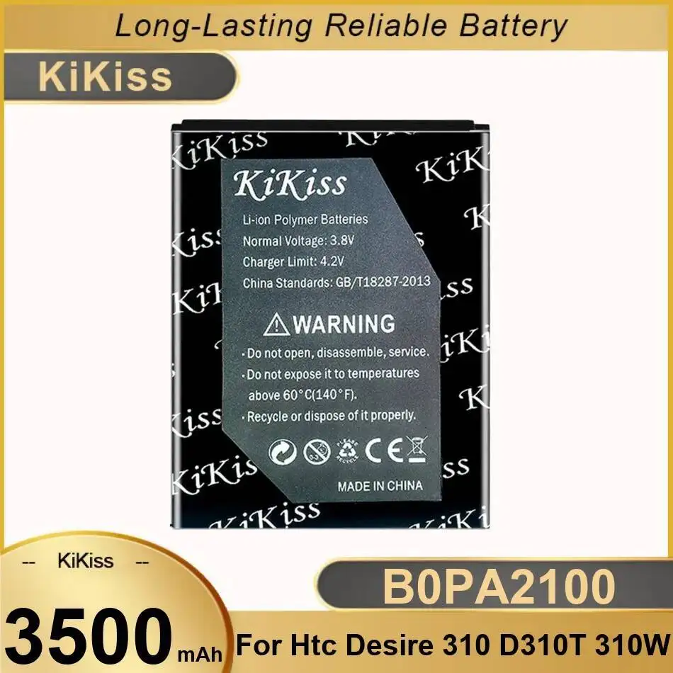 

Long-Lasting 3500Mah Mobile Phone Battery B0PA2100 For Htc Desire 310 D310T 310W High Compatibility