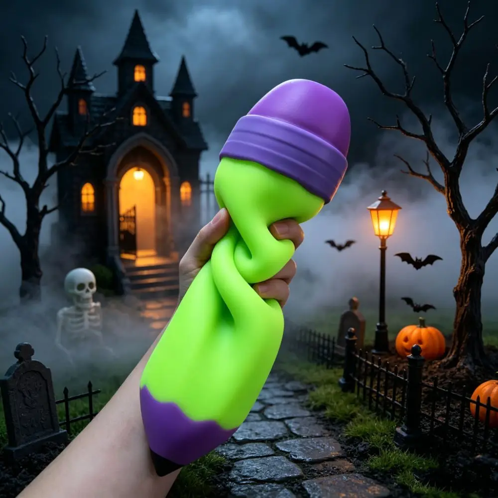 Gift Idea 25cm Squishy Eco-Friendly Slow Rising Fidget Oversized Cartoon Design Pencil Shaped Halloween