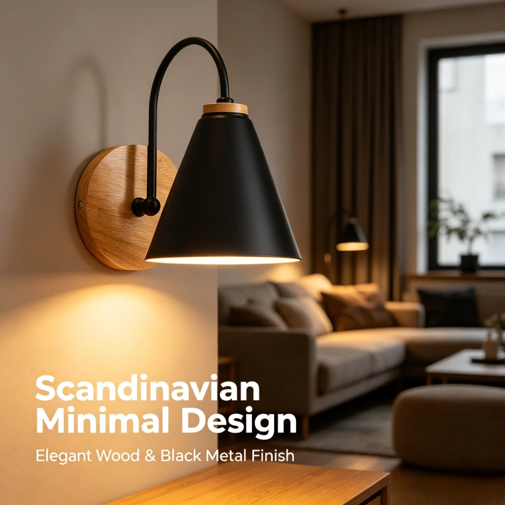Lighting Decoration On Wall - JOYINLED 1/2PCS โคมไฟติดผนังพร้อมโป๊ะโลหะตกแต่งภายในอาคารโคมไฟติดผนังสำหรับห้องนอนห้องโถงห้องนั่งเล่น
