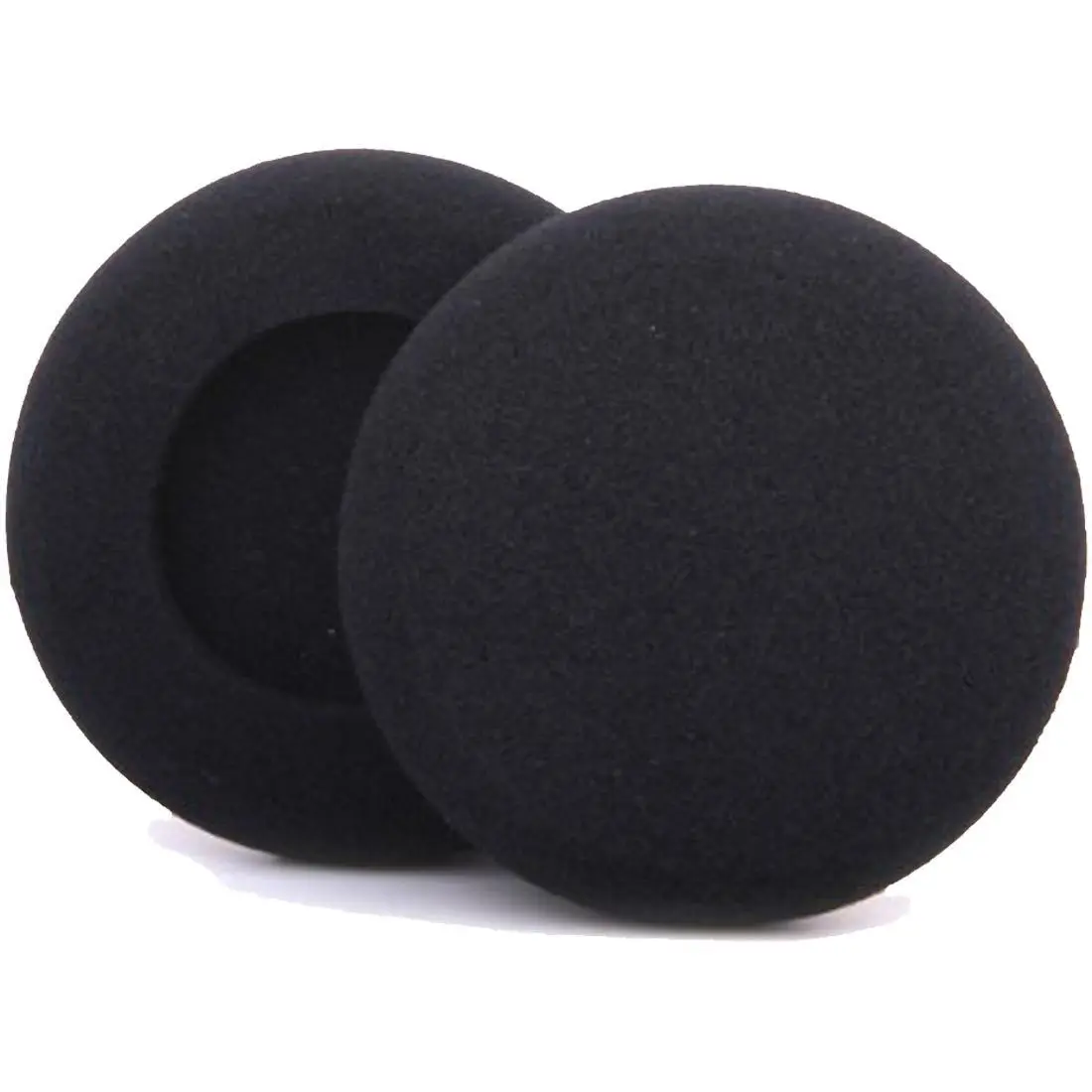 High-Elastic Esponja Espuma Earmuffs para fones de ouvido, Ear Pads, Earmuffs Cover, Headsets, Opcional Tamanho 3-6cm, 2Pcs