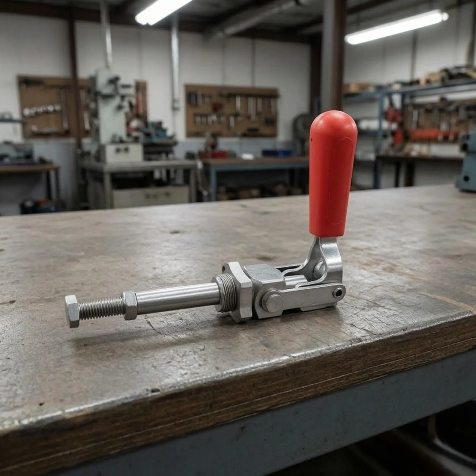 Stainless Steel Workholding Clamp with Adjustable Screw for Jig and Fixture Woodworking Machine Operation