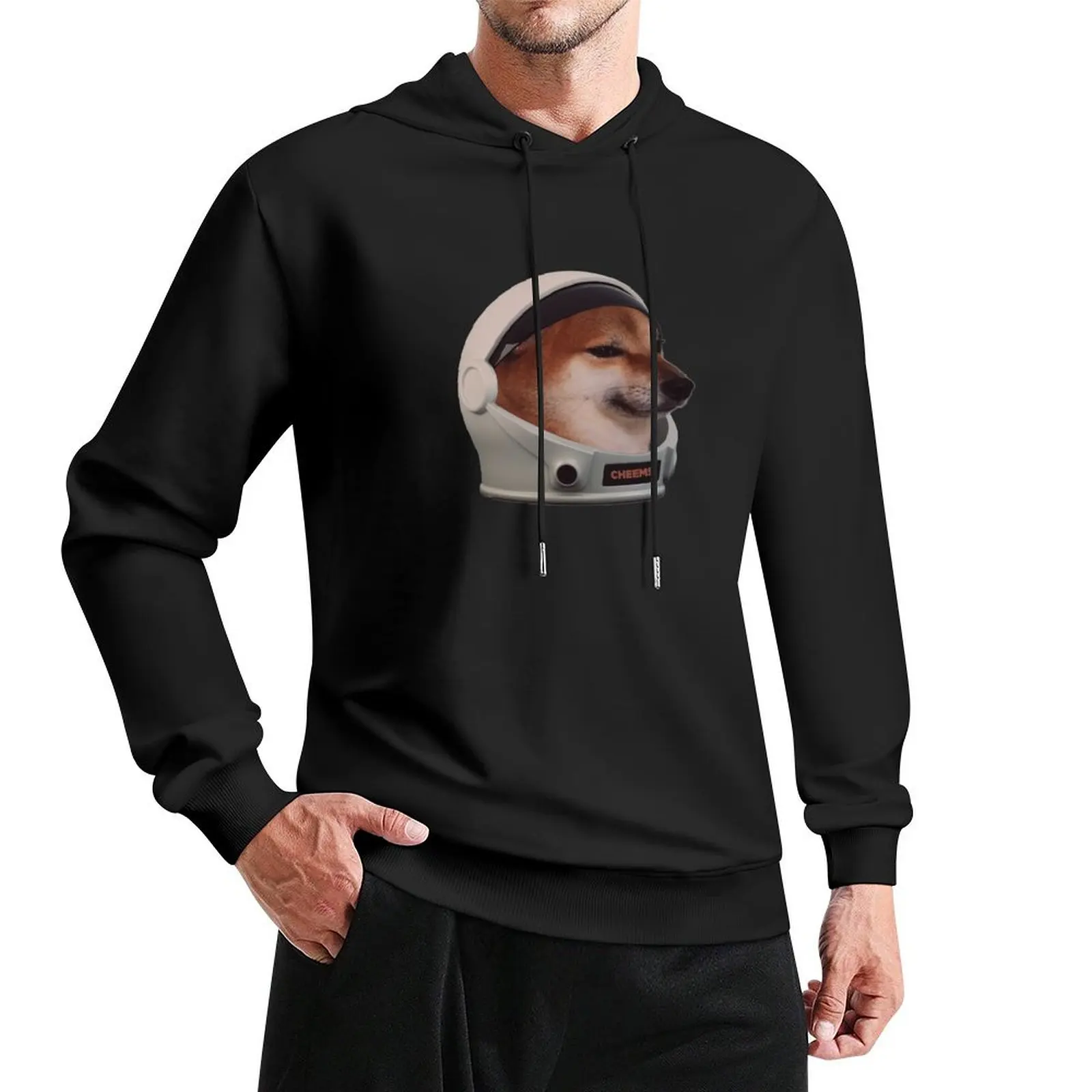 Cheems dog Pullover Hoodie mens clothing men clothing new in hoodies & sweatshirts