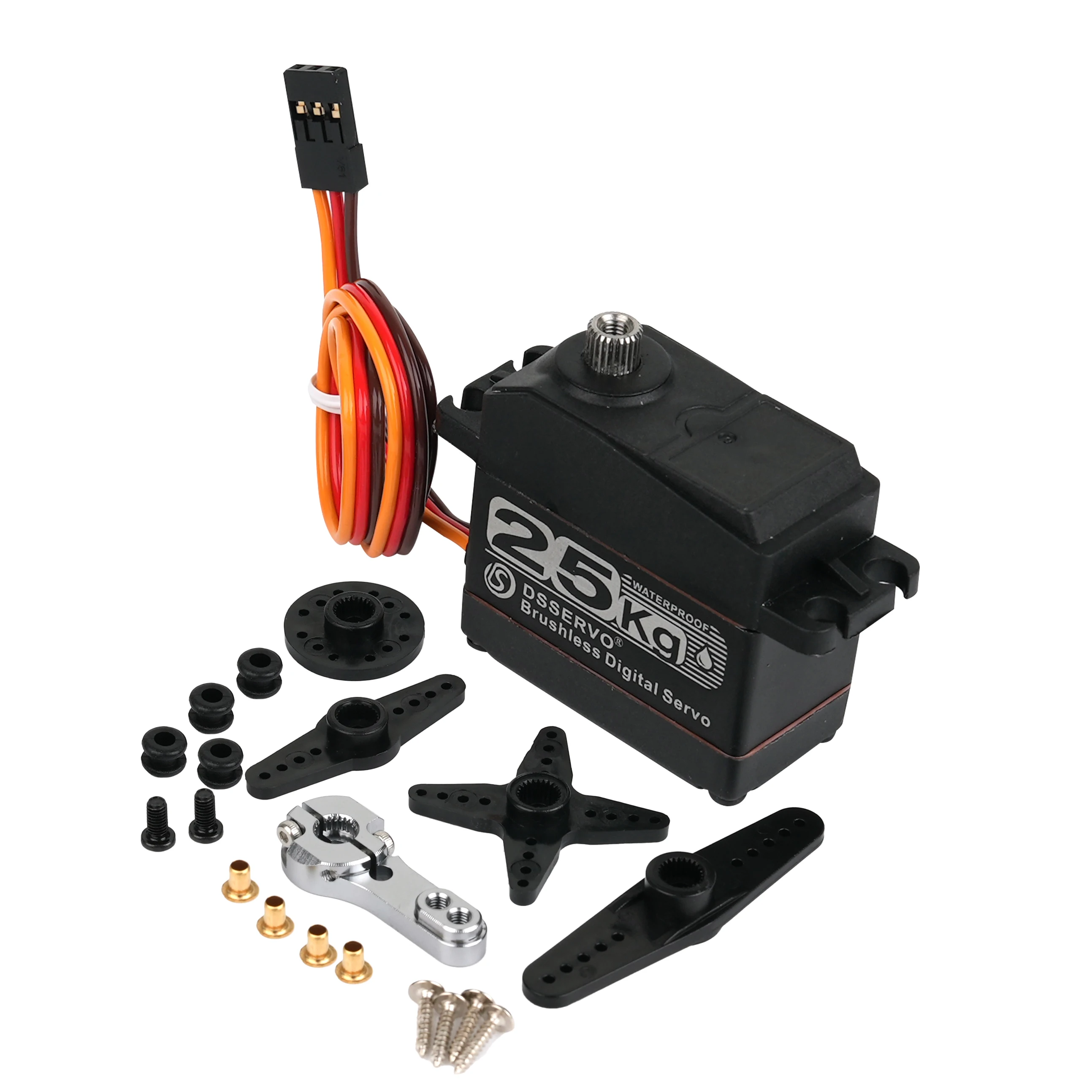 BLS3225 Digital Servo 25KG Brushless High-Torque Waterproof Metal Gear 25T for RC Car Boat Robot DIY 4.8-8.4V HV