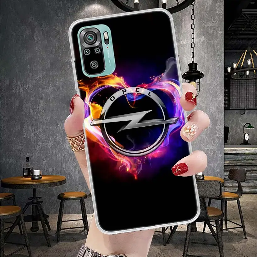 Opel Logo Car Soft Phone Case For Xiaomi Redmi Note 15 14 14S 13 12 Pro Plus 12S 11 11S 11E 10 10S 11T 5G Fundas Coque Redmi Not