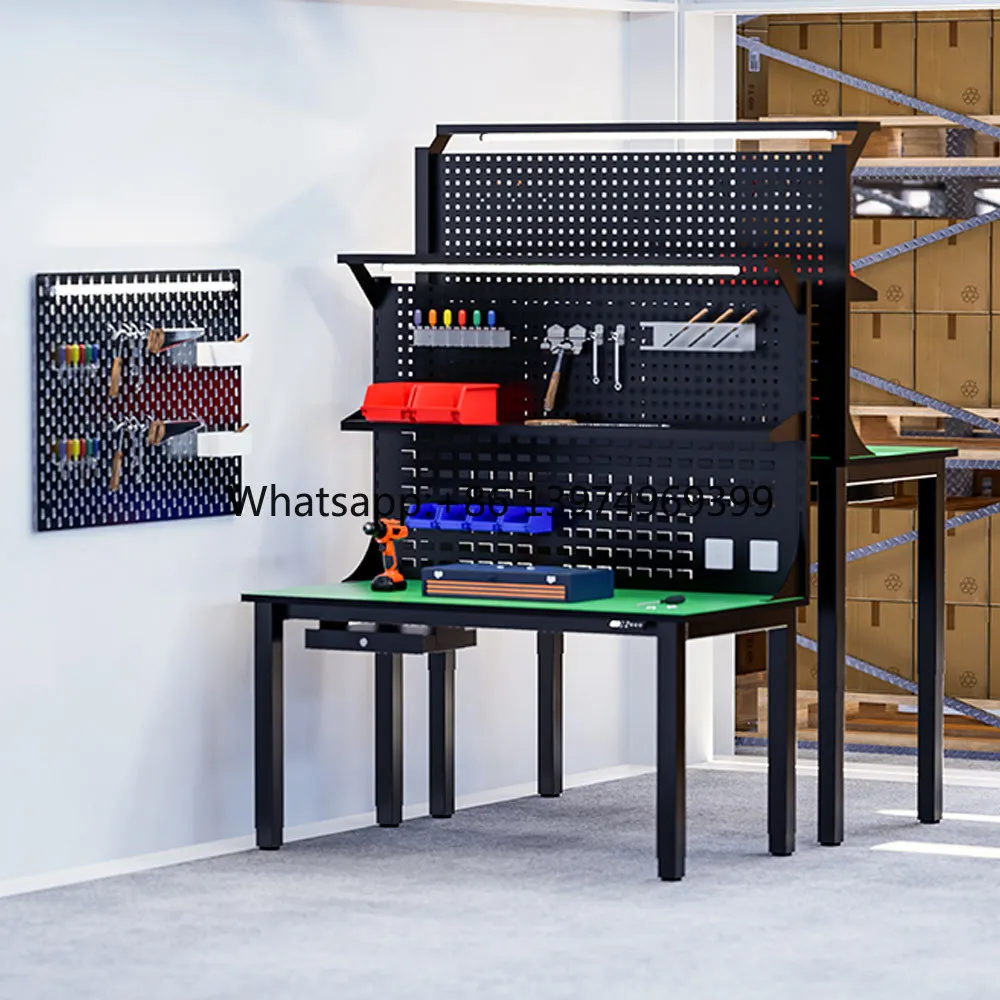Work Tables Garage Workbench ESD Desk High Bearing Capacity Electric Height Adjustable Standing Desk
