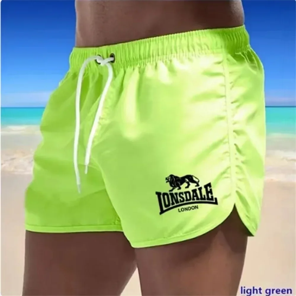 2024 Zomer Met Nummerprint Heren Badkleding Strandkleding Coole Zwembroek Heren Badpak Lage Taille Ademende Strandkleding Surf