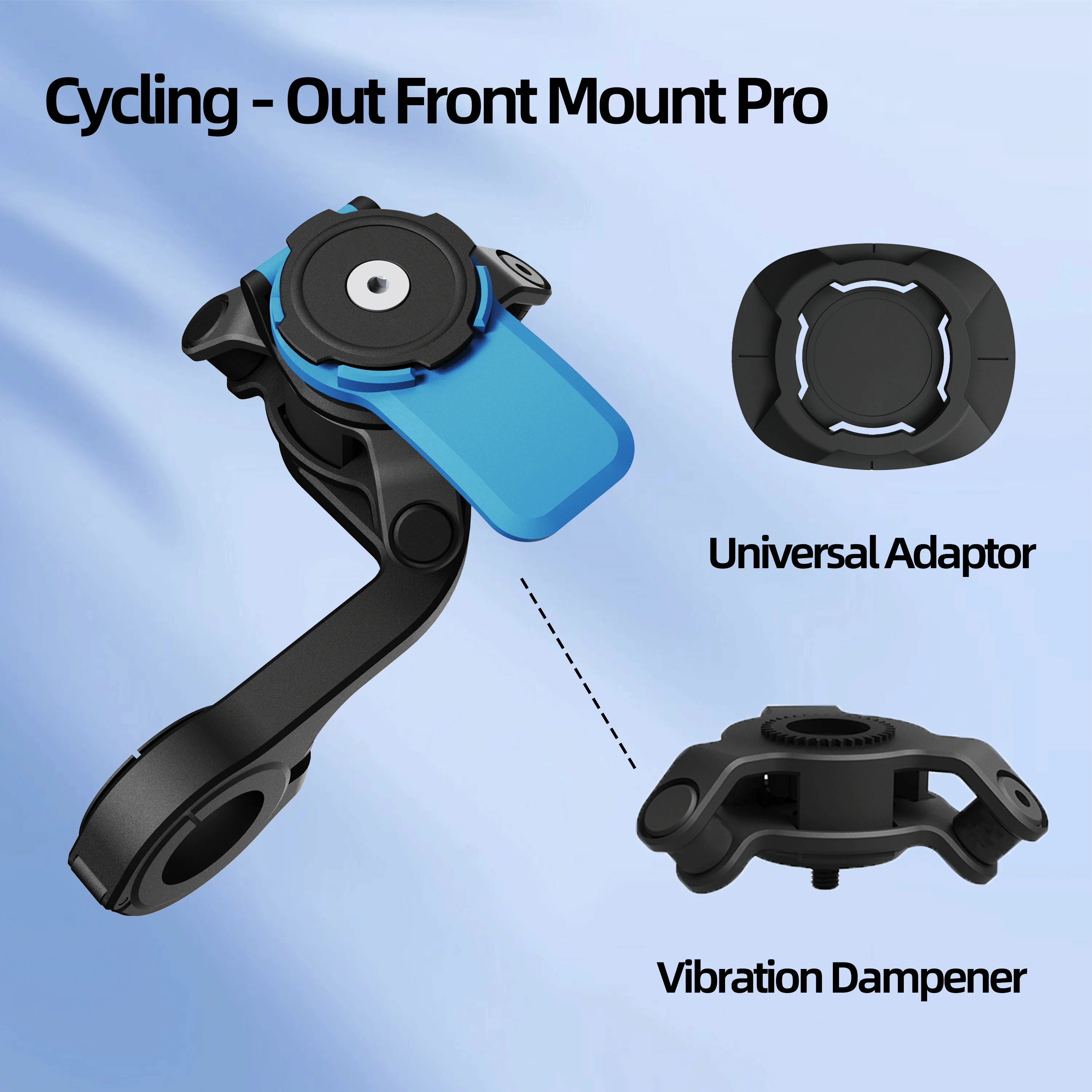 

Велоспорт - Out Front Mount Pro с универсальным адаптером и демпфером вибрации