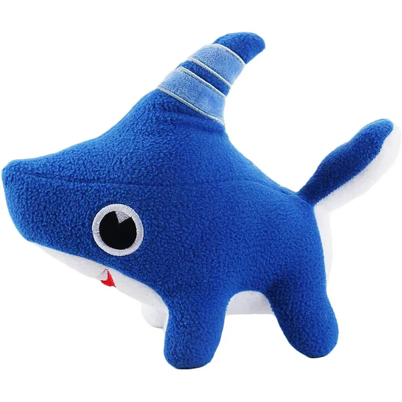 25cm Shark Dog Stuffed Animals Shark Dog Plush Toy Blue Shark Stuffed Animals Plushies for Baby Boys Girls Kid Birthday Gift