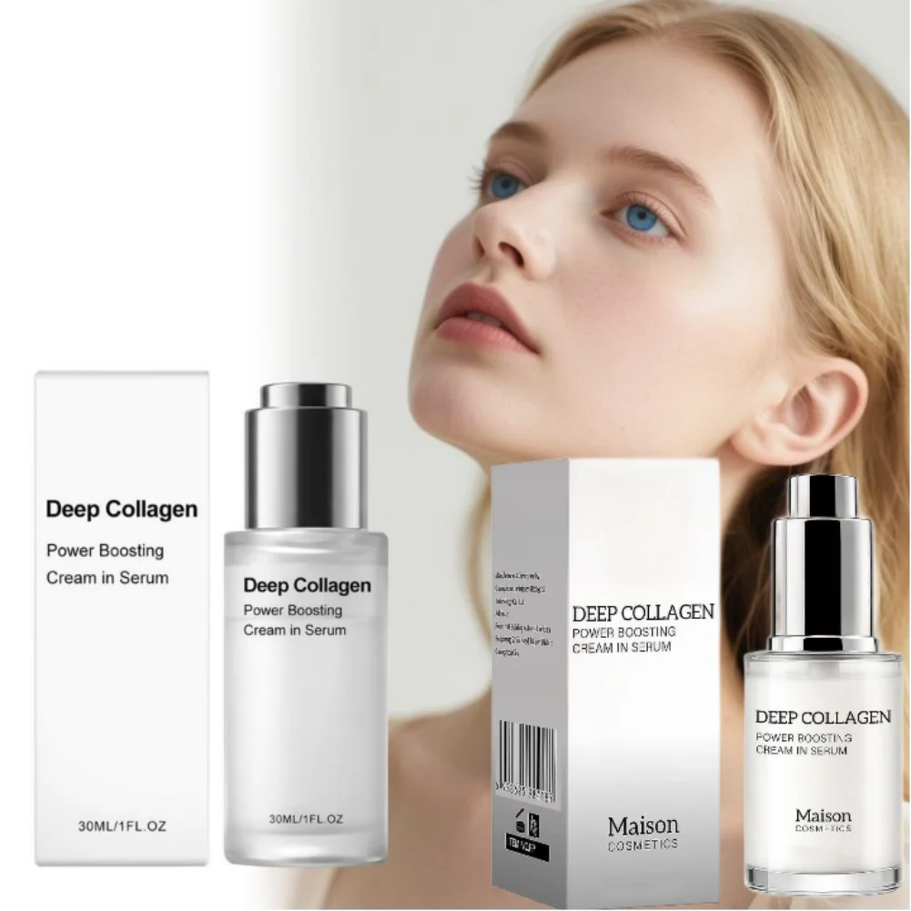 1/2pcs Deep Collagen Anti-Wrinkle Serum Hydrating And Moisturizing Double Serum Improves Fine Lines And Skin Elasticity Care
