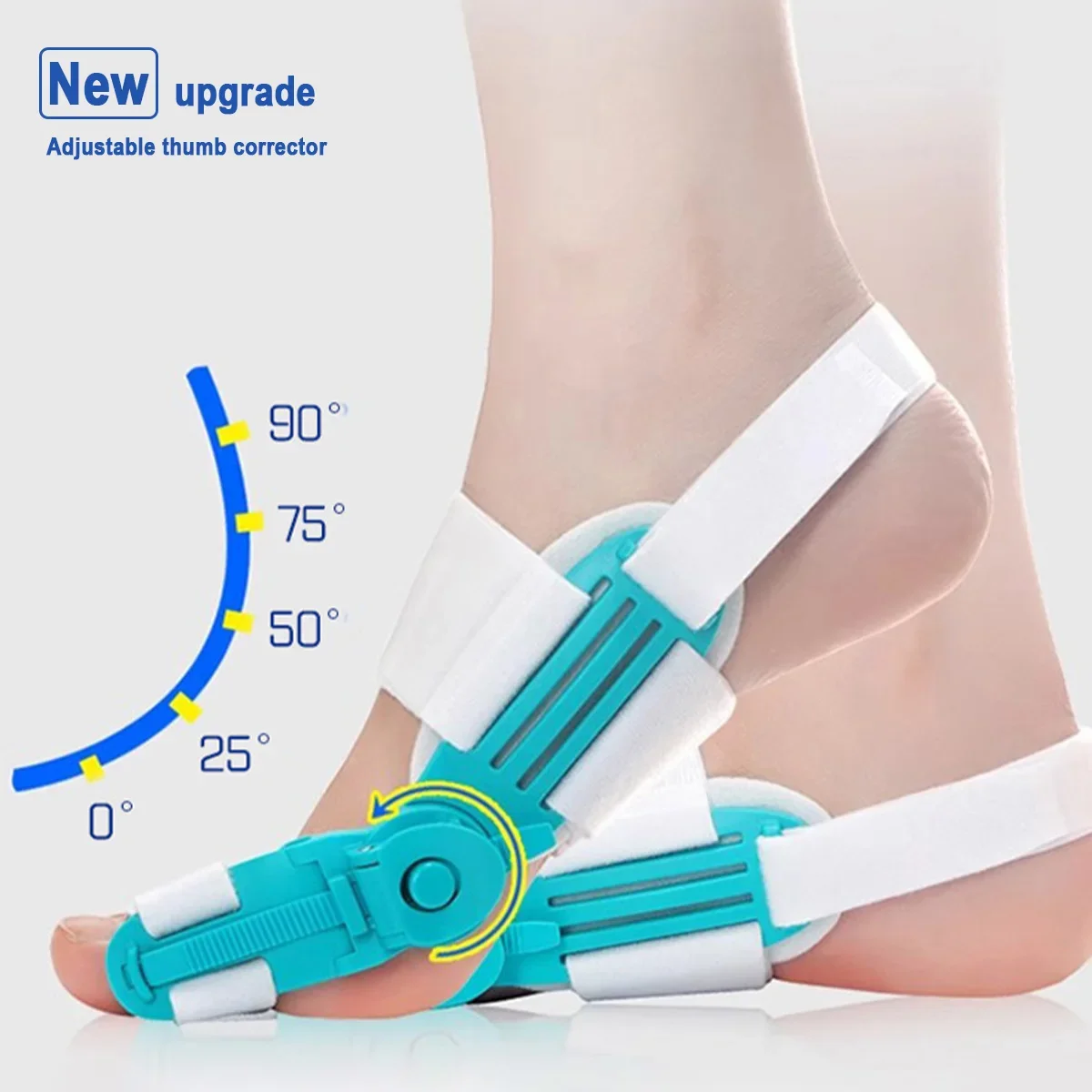 

Mechanical Screw Adjustment Big Toe Corrector Orthotic Footwear for Bunion Separation And Correction Adjustable Thumb Exostosis