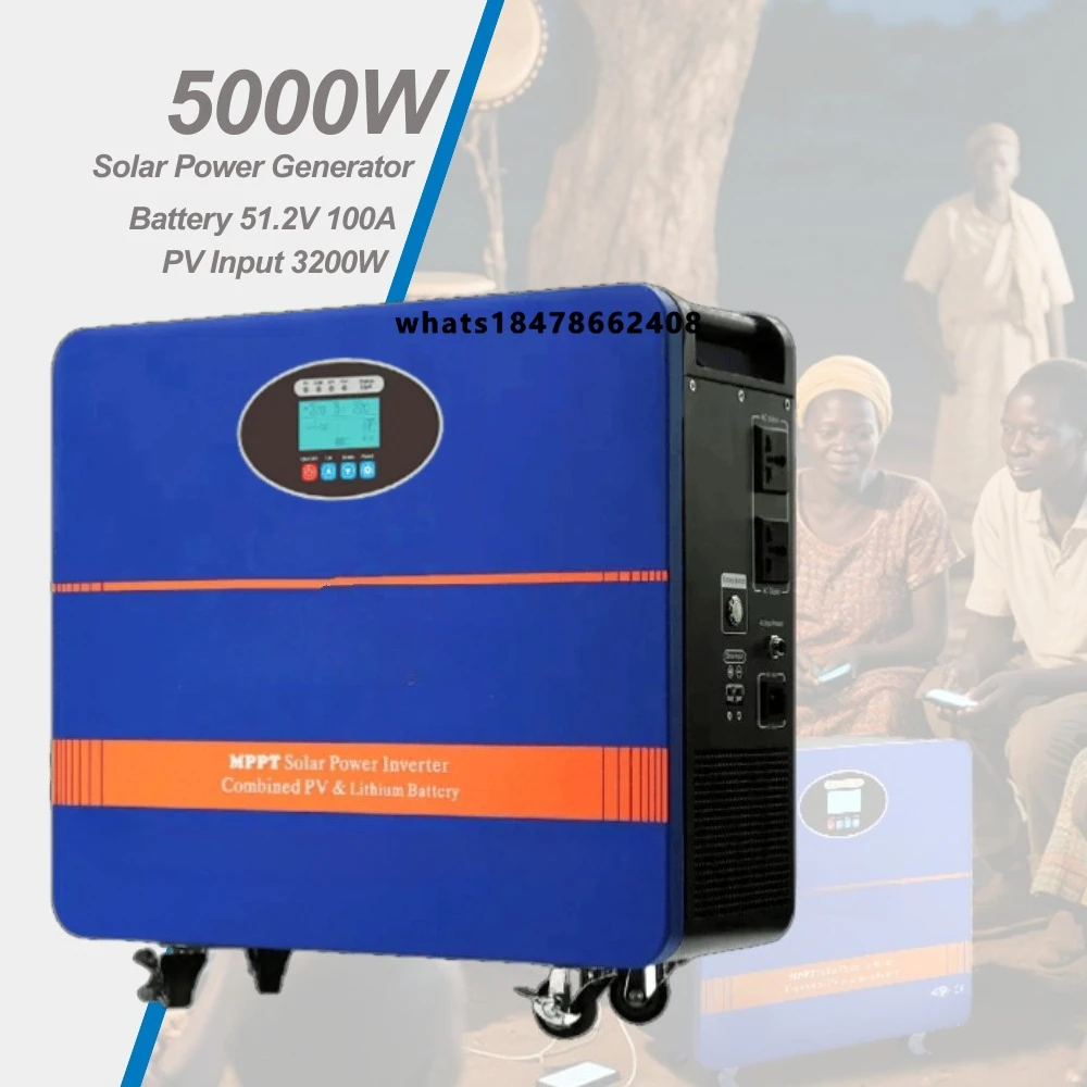 Off-Grid Solar System Kit 5Kw 6Kw 10Kw 20Kw Home Solar PV Installation Off-Grid Solar Generator System
