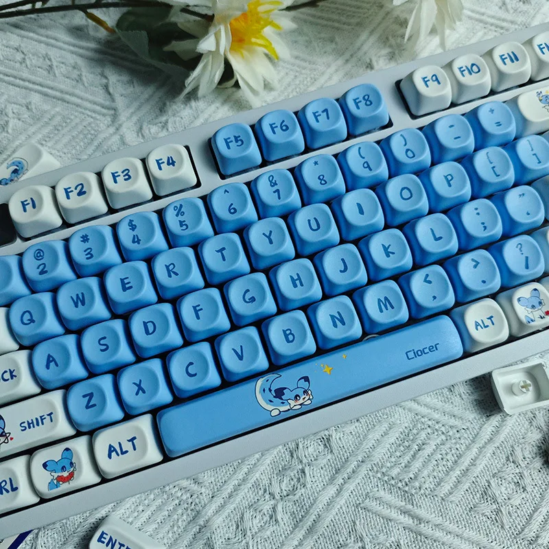 

Новые сублимационные кейкапы Swivel Ferret 130 с горячей печатью, профиль MOA, PBT, универсальные, для самостоятельной сборки, полный комплект