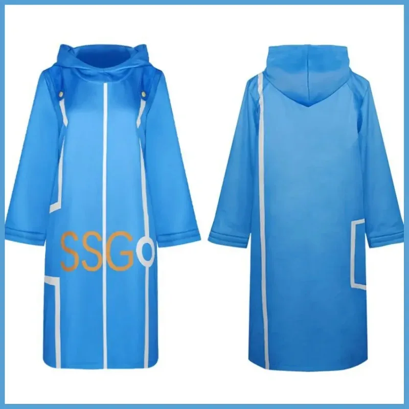 Películas Turtle Island Tony Chopper Thousand Sunny disfraz de Cosplay azul con capucha bata abrigo mochila niño niña traje de Navidad 5 pies 5ftu