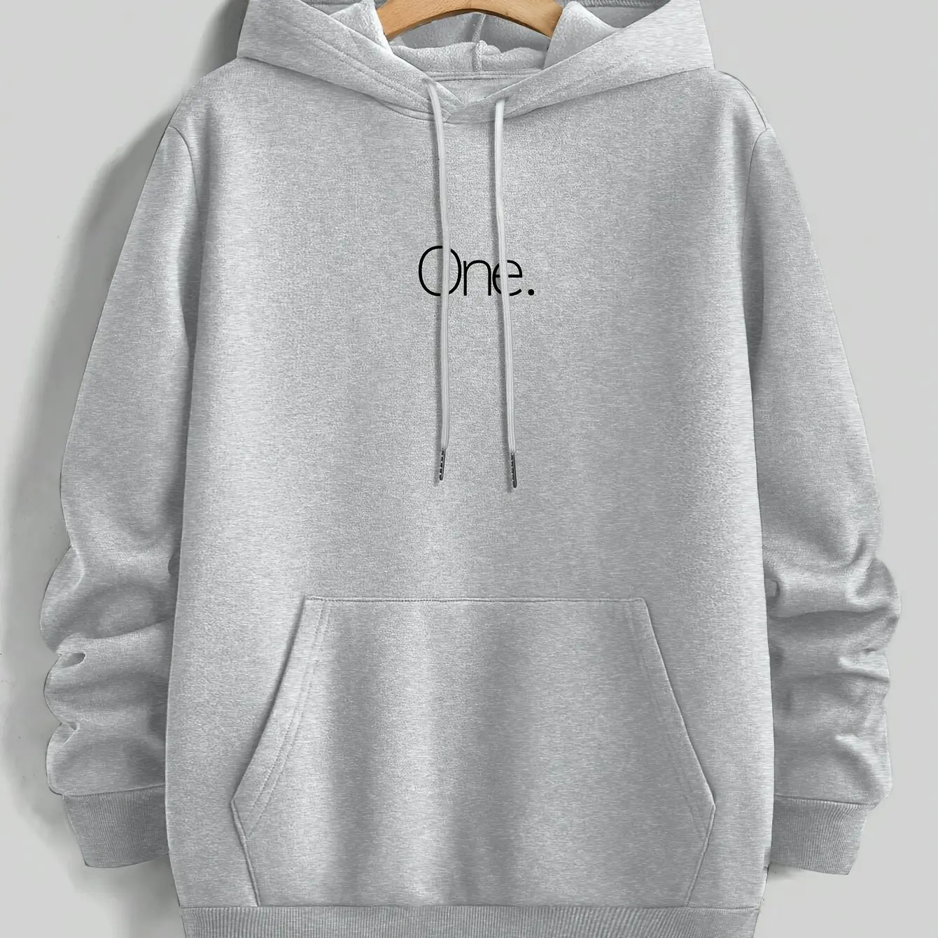 Simple Style Men's Hoodie, Casual Sports Hooded Sweatshirt for Men
