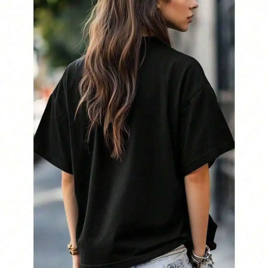 Women Trendy Three Little Birds Graphic Crewneck Short Sleeve T Shirt Every Little Thing Gonna Be Alright Song Lyrics Peace Themed Reggae Bird Everyday Wear Casual Top