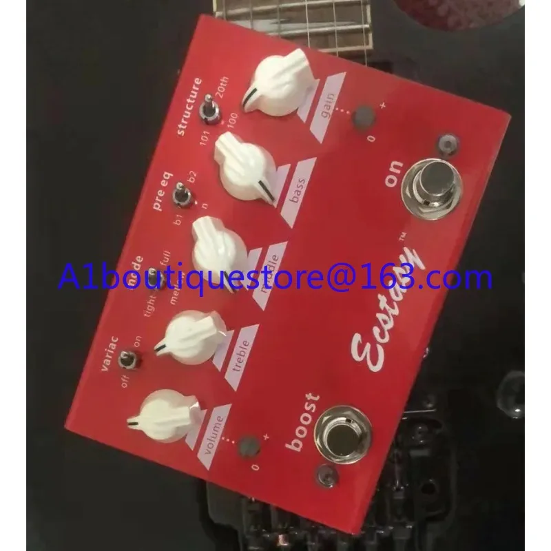 Pedal de efecto de distorsión clásico, CHINA Red, True Bypass LYR PEDALS (LY-ROCK), distorsión de guitarra