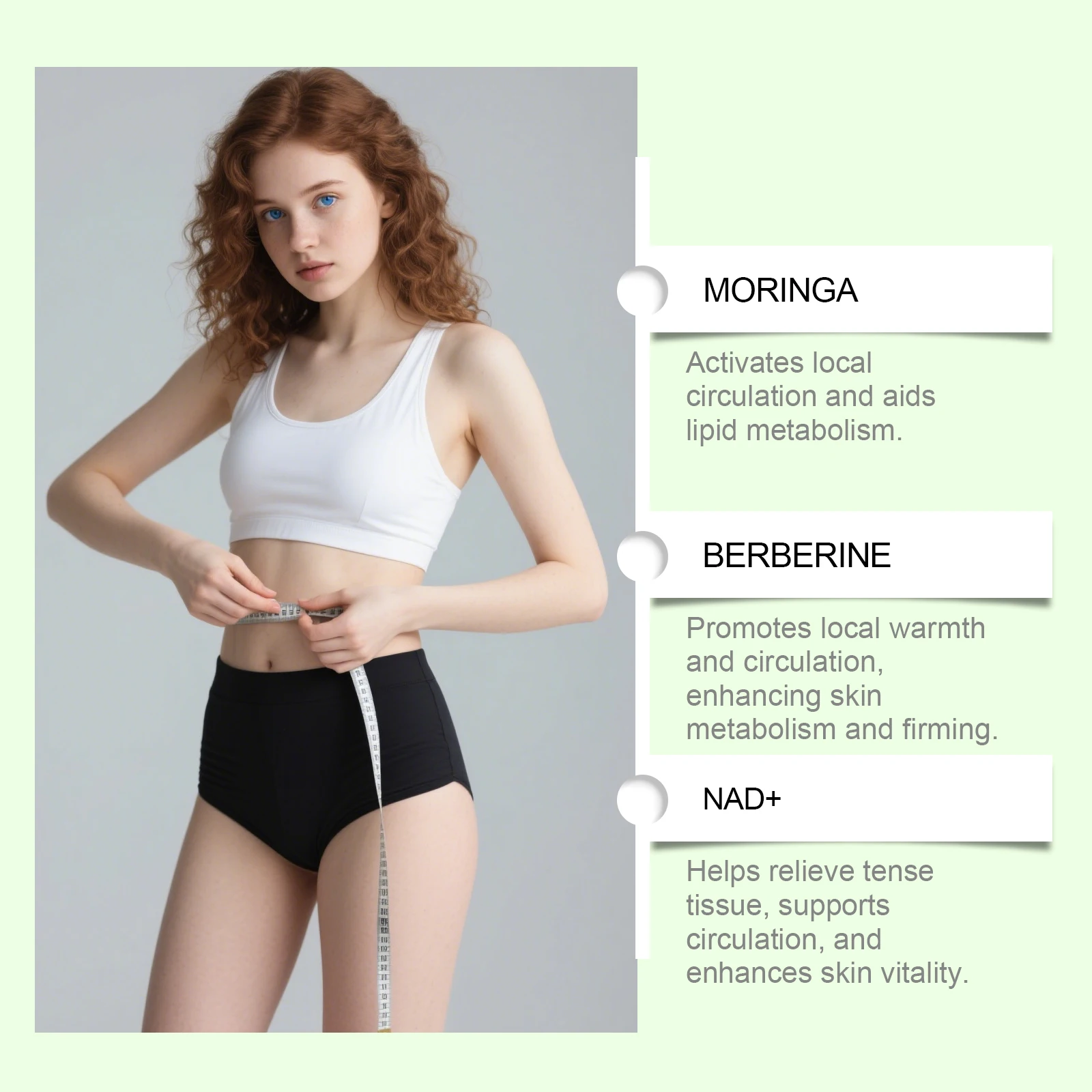 Moringa Nano Microneedle Patch 10 in 1 Body Shaping Patch Infused Metabolism and Energy Support Patch