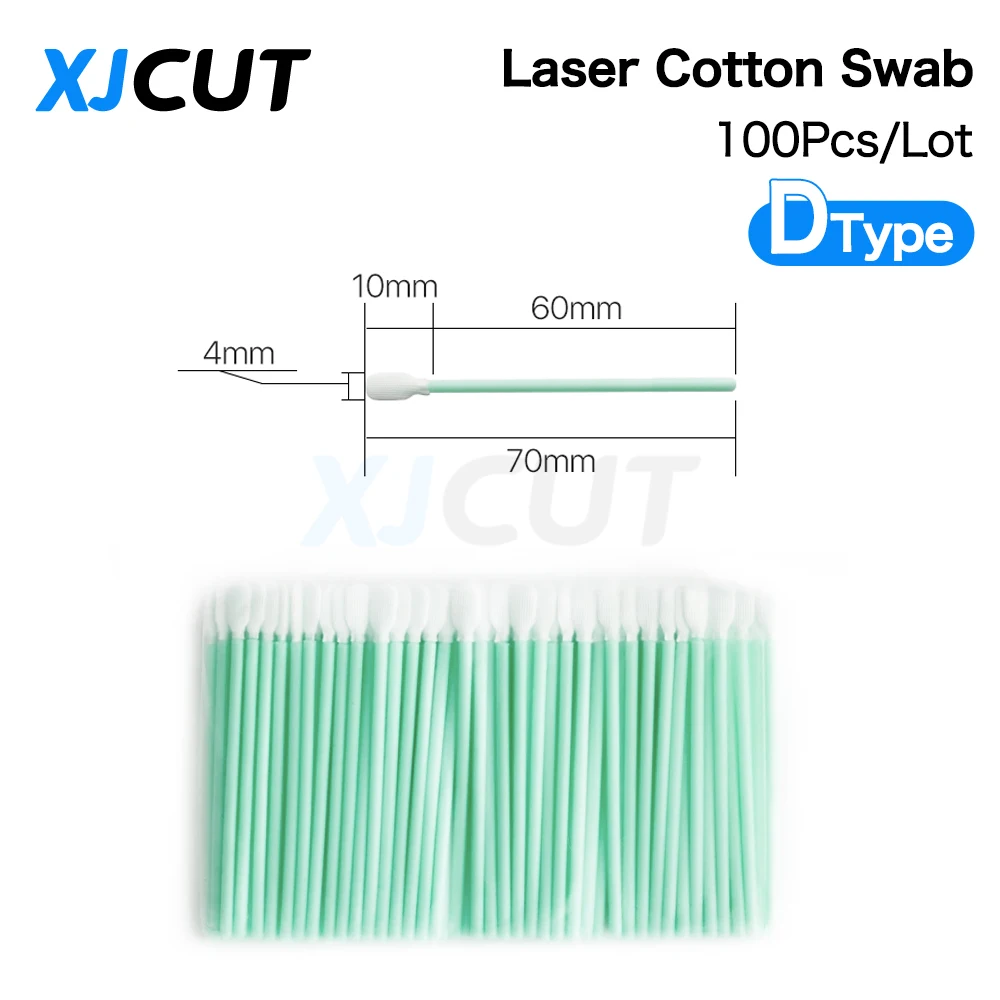 XJCUT – coton-tige non tissé, 100 pièces/lot, taille 160mm 121mm 100mm 70mm, anti-poussière pour lentille de mise au point propre et fenêtres protectrices