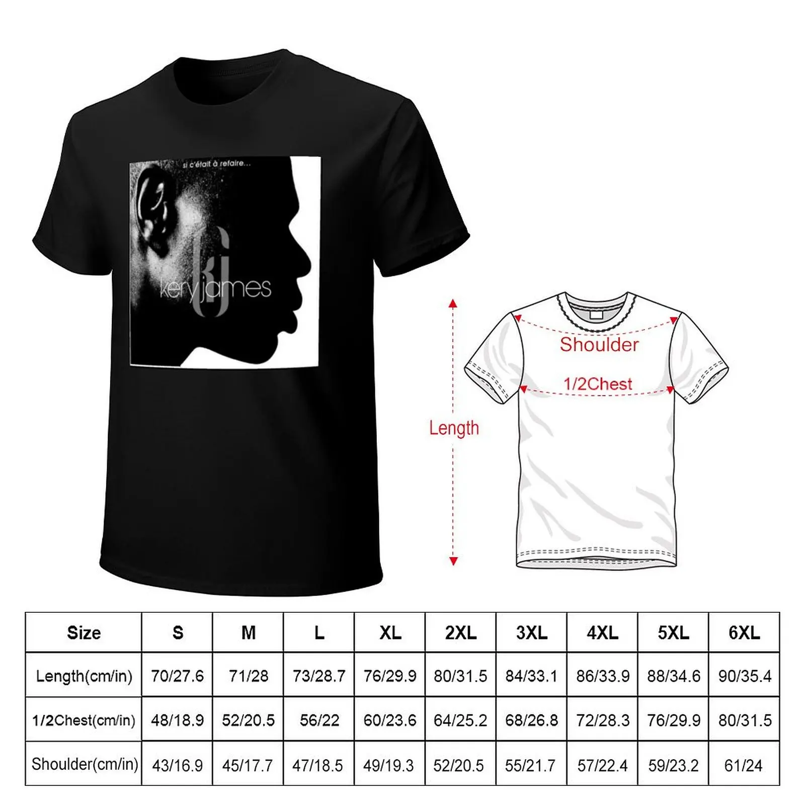 Kery James- Si C'était à Refaire album 2001 T-Shirt summer shirt man t shirt men clothings