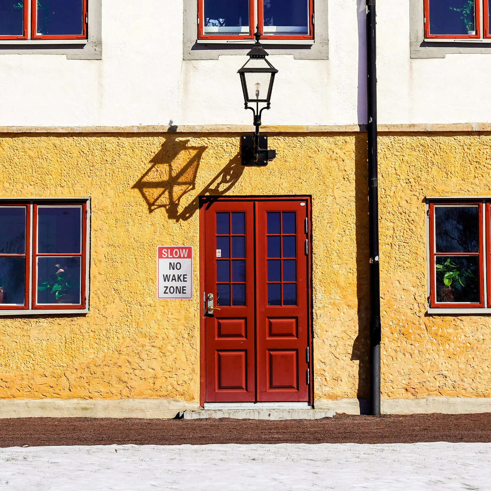 

Знак «Ограниченная скорость, зона без ограждений» из сверхпрочного алюминия со светоотражающими элементами для парковок, заводов, улицы, ночное использование