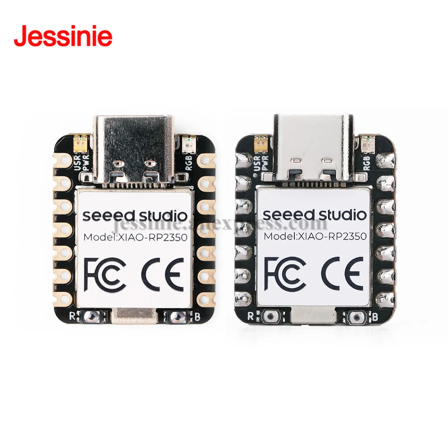 5Pcs/1pc Seeed Studio XIAO RP2350 Raspberry Pi for Arduino MicroPython C,C++ Arm Cortex-M33 Hazard3 RISC-V Development Board