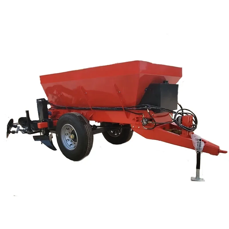 Rear throw pasture fertilizer spreading machine manure spreaders