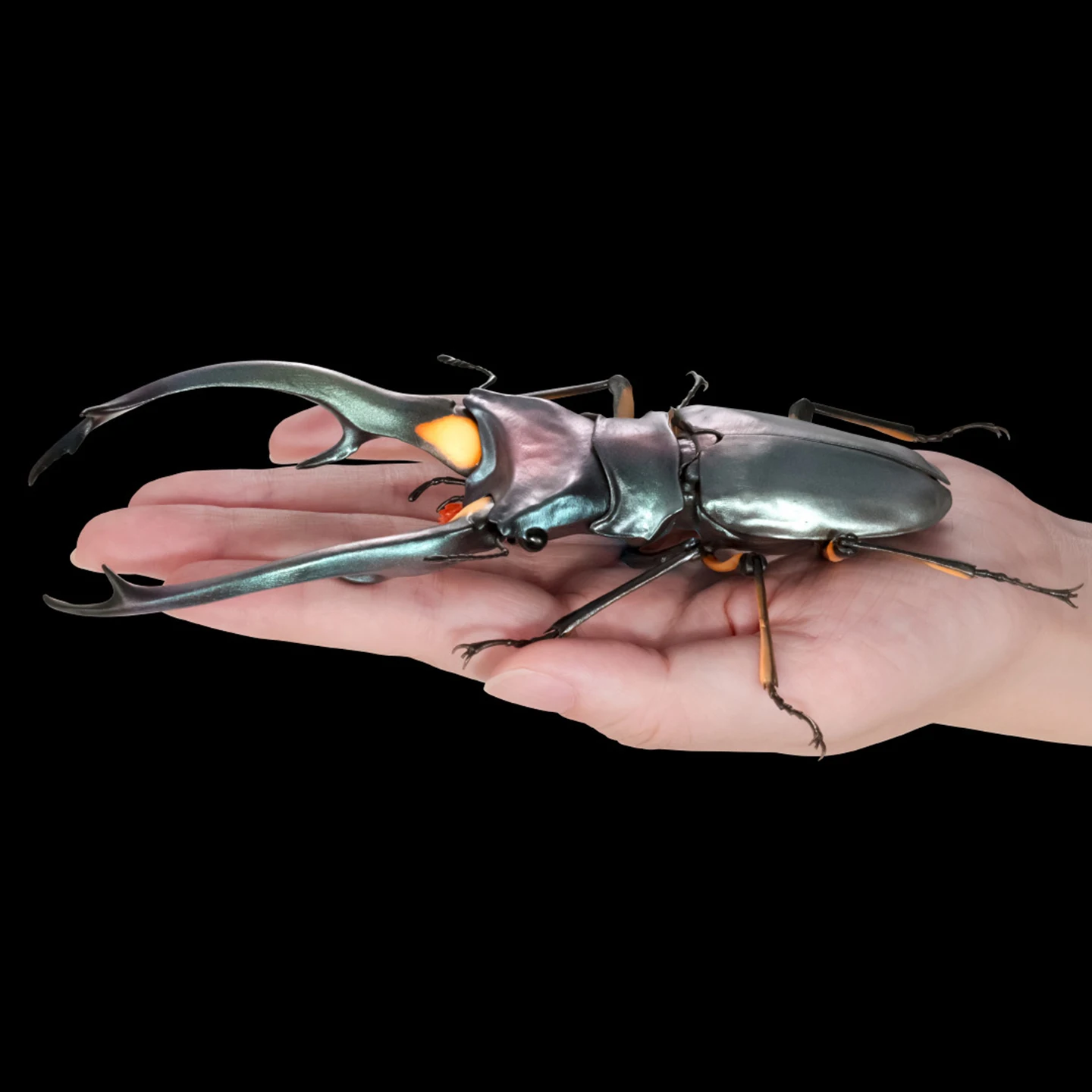 حقيقية بانداي أنيمي لعبة كتالوج الأحياء نسخة مطورة اليابانية كبيرة المجرف درع الأحمر الغزلان رقيقة الجسم الأحمر المجرف نموذج حلية #4