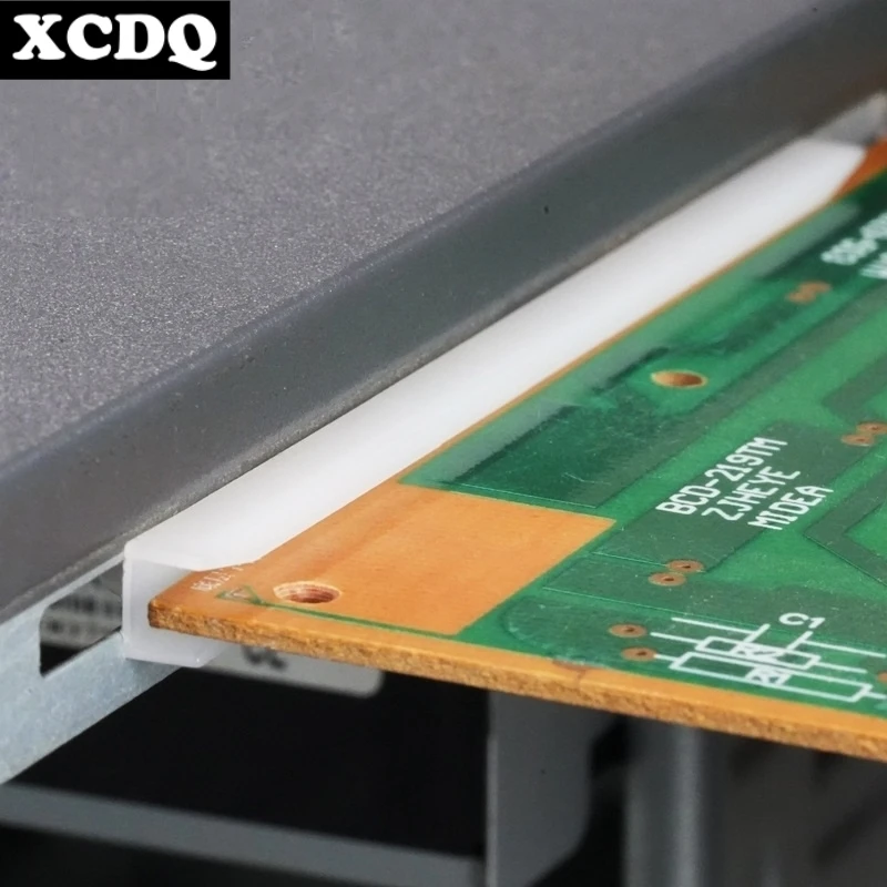 10 قطعة لوحة الكمبيوتر تحديد المفاجئة في دليل السكك الحديدية طويلة النايلون قطاع الأخدود صندوق التيار لوحة دوائر كهربائية بطاقة بلاستيكية قناة فتحة المسار #2