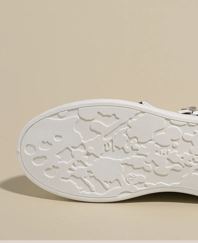 Neue Hip-Hop-Style Denim-Canvas-Schuhe Größe 43 Damen-Plimsolls mit Leoparden-Detail Niedrige Sneakers Damen Mode Freizeittrainer Turnschuhe – Detail 8
