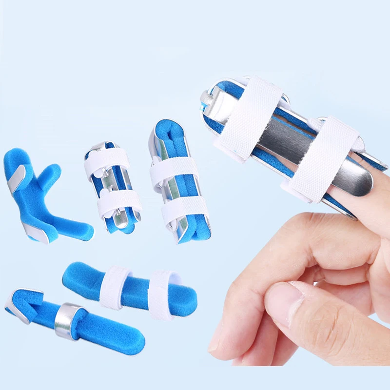 Medical Finger Fracture Fixation Protector Adjustable Finger Splint Frog Phalanx Corrector Injury Recovery Support Brace